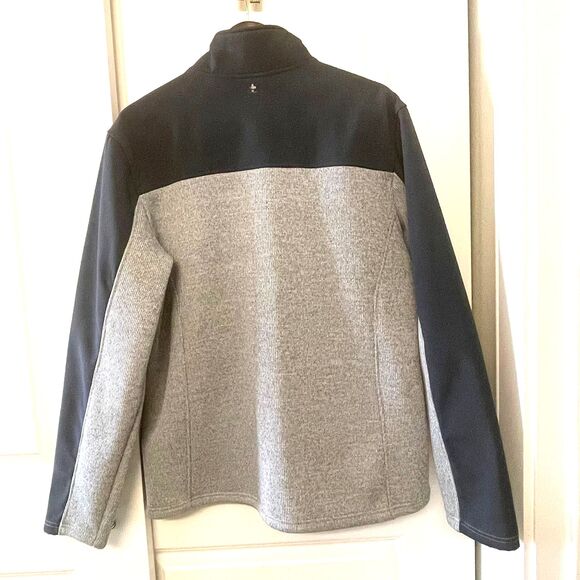 Swiss Tech Men's Gray Full Zip Coats Fleece Winter Jacket L/G (42-44) - Picture 3 of 9